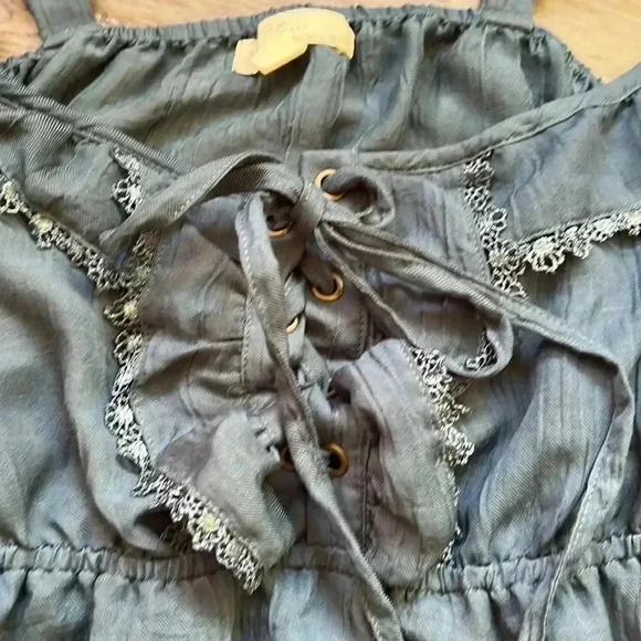 🌸4/$30🌸EDGE design by Mine | Turquoise blue tank top mini dress - Picture 5 of 11